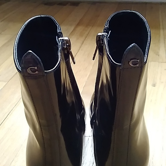 Coach Juliet Ankle G2823 Black Zip Closure Size 6.5 - Picture 9 of 16